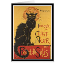 DRUCK LE CHAT NOIR KARTE