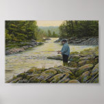 Druck mit "Porträt auf dem französischen Fluss " Posterdrucke