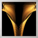 Druck-Plakat: Goldene Weste