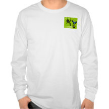 Drücken Sie zurück Logo und Protest Shirts