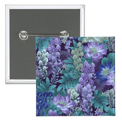 Dschungel-Blumen-Knopf Anstecknadelbuttons