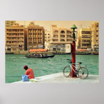 Dubai- Creekfischer Posterdrucke