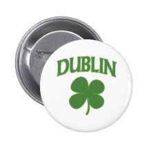 Dublin-Iren-Kleeblatt Anstecknadelbutton