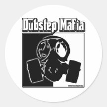 DUBSTEP Mafia-Tollpatsch-Schrittmusik Dubstep Klei Aufkleber