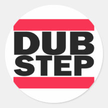 Dubstep Runder Sticker