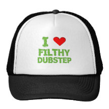 Dubstep schmutziger Tollpatschschritt Bass-techno  Trucker Mützen