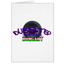 Dubstep Ungarn Budapest DUBSTEP ungarisches DUBSTE Grußkarte
