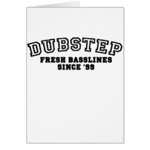 Dubstep - Vorlage Grußkarte