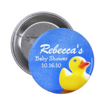 Ducky Babyparty-Gummiknopf Button