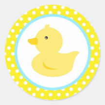 Ducky Enten-Bevorzugungs-Gummiaufkleber