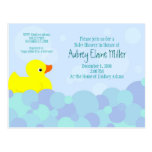 Ducky Schaumbad Postkarte