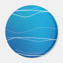 Dunkelblaue Wellen Kühlschrankmagnete