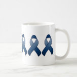 Dunkelblauer Bewusstseins-Band-Becher Kaffee Tassen