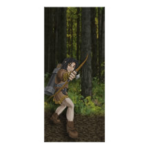 Dunkle Elf-Gestell-Karte Werbekarte
