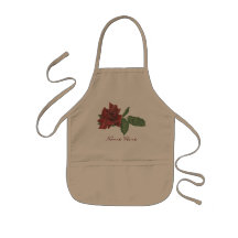 Dunkle Rosen-Garten-Schürze
