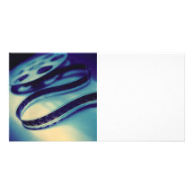 Dunkle Spule des Filmes Foto Karte