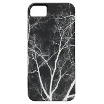 Dunkler Winter Forrest iPhone 5 Etuis