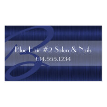 Dunklere blaue Haar-Salon-Stylist-Geschäfts-Karten Visitenkarten Vorlage