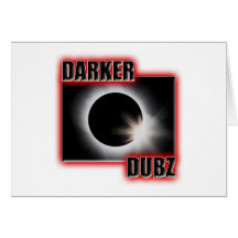 DUNKLERER DUBZ roter Dubstep Tollpatsch Karten