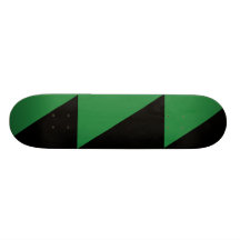 Dunkleres Grünes und schwarz, Kolumbien politisch Individuelles Skateboard