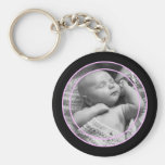 Dünne Linie Foto Keychain Schlüsselband