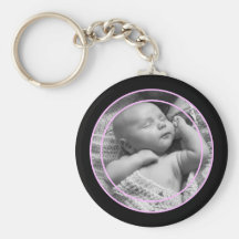 Dünne Linie Foto Keychain Schlüsselband