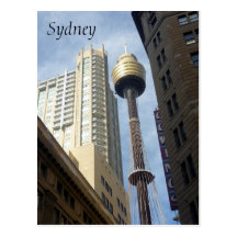dünner Turm Sydneys Postkarte
