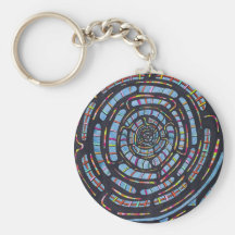 Durch den Wormhole Keychain Schlüsselanhänger