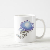 Durchbohrter Schädel-Becher Tasse