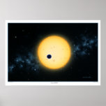 Durchfahrt des Druckes HD209458 Poster
