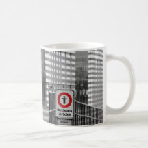 Durchgang verboten teetasse