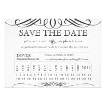 Durchschlags-Karte Save the Date Individuelle Einladungskarten