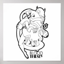 DURSTIGES BLUT-HEMD POSTER