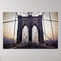 Düsteres Brooklyn Posterdruck