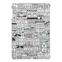 Dutch amsterdam illustration home pattern iPad mini cases