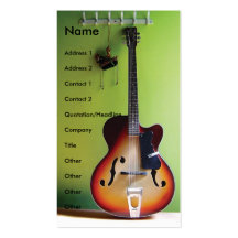 E-Gitarren-Visitenkarte