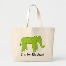 E ist für Elefanten Einkaufstaschen