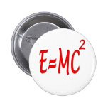 E = MC2 (rot) Button