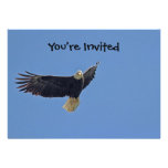 Eagle-Bild Einladungskarte
