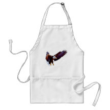 Eagle In Flight Aprons