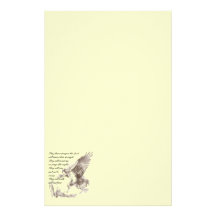 Eagle und Schrifts-Briefpapier Personalisierte Büropapiere