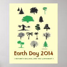 Earth Day 2014 Natures Calling Poster