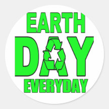 Earth Day Everyday Sticker
