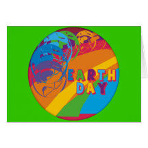 Earthday T-Shirts und Geschenke Grußkarte