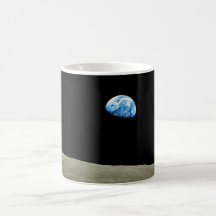 Earthrise genommen durch den Auftrag Apollo 8 Tee Tassen