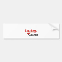 Easton Maryland Stadt-Klassiker Auto Sticker