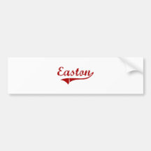 Easton Massachusetts klassischer Entwurf Autosticker