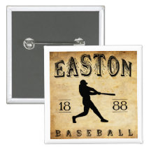 Easton Pennsylvania Baseball 1888 Anstecknadelbuttons