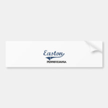 Easton Pennsylvania Stadt-Klassiker Autoaufkleber