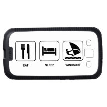 Eat Sleep Windsurf Galaxy S3 Covers